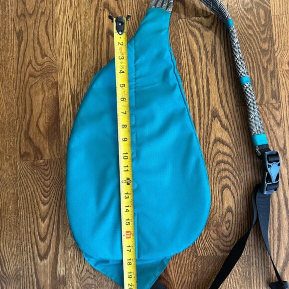 Kavu Rope Sling Backpack Unisex Blue Lightweight Adjustable Shoulder Strap